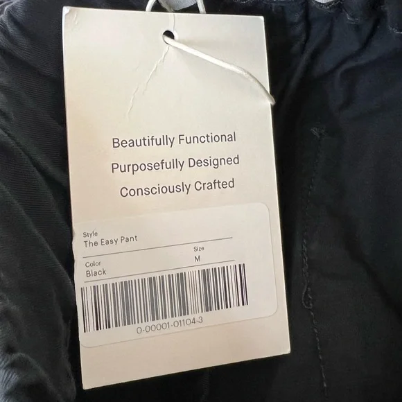NWT Everlane The Easy Pant Pull On Black Size Medium - Picture 11 of 13